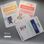 Carte quizz enfant Tribu Minute’Mouv  activité physique sans écran 2-8 ans pour apprendre en bougeant en famille