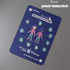Carte zones mobilisées Tribu Minute’Mouv routines sportives enfant pour découvrir les parties du corps activité physique sans écran 6-7-8 ans