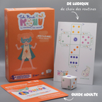 Box Tribu Minute’Mouv 4-5 ans : jeu sans écran avec cartes de routines sportives enfant, dé ludique et guide parent pour activité physique en famille