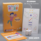Box Tribu Minute’Mouv 6-7-8 ans : jeu sans écran avec cartes de routines sportives enfant, dé ludique et guide parent pour activité physique en famille