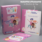 Box Tribu Minute’Mouv 2-8 ans avec mascottes ludiques adaptées à l’âge pour routines sportives enfant sans écran en famille et en collectivité