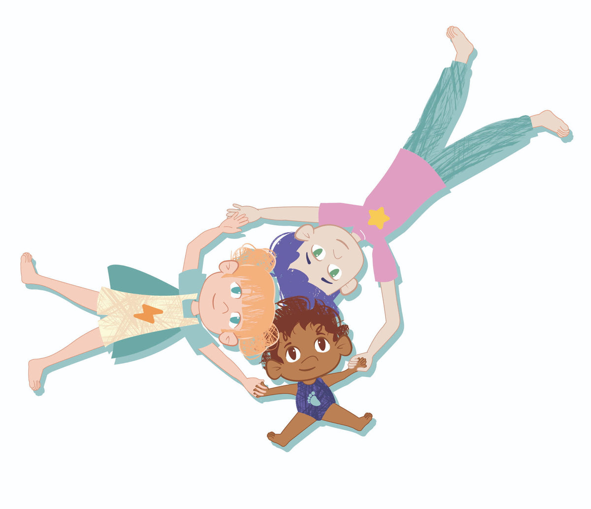 illustration enfants univers Tribu Minute’Mouv motricité